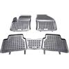 MTM Tappetini Gomma per Toyota Prius IV Hybrid 04.2016-02.2023 Design a Vaschetta, su Misura con Bordi Rialzati cod. 3D 7136