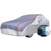 YYRHD-CZ Telo Copriauto Antigrandine Per DR 1.0, DR 3.0, DR 5.0, DR 7.0|Telone Per Auto Complete Impermeabile Antivento In Addensato Tessuto Oxford,Copertura Per Auto Esterno Antipolvere Antigraffio(Gray,DR