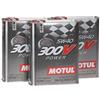 Motul Olio Motore Campionato 104242 300V Power 5W-40, Pacco 6 Litri (Contenitore Metallico)