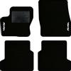 QUEMAR Tappetini Auto compatibili con Ford Kuga II 2013-2019 / Kit Tappeti in Moquette e Gomma su Misura (Set 2 Anteriori + 2 Posteriori) / Ricami e Colori Personalizzati (2 Ricami, Bordo Nero)