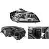 EASYSHOP24H Faro Fanale Proiettore Anteriore DX Destro Per A3 8P1 8PA da 2008 a 2012 H7 H7 Con Motore Regolatore Elettrico Gruppo Ottico Luce Fanalino