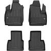 IMJ-Global Tappetini Auto Gomma ProLine 3D su Misura Compatibili con Fiat Doblo I 2000-2010, Set Completo di Tappeti Auto TPE per Migliorare Look e Sportività, Tappetino Premium in TPE Durevole