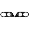 Shkalacar Paraurti Anteriore Inferiore Cornici fendinebbia Coperture fendinebbia di Ricambio per BMW E46 M3 2001-2006 51112695255 51112695256