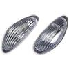 aVDB-moto Coppia Frecce Anteriori Freccia compatibile con SUZUKI GSXF 600 / GSX-F 750 WVA 1998-2007 (Chiaro)