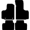 Kovvar Basic Tappetini auto per Fiat Doblo | 2001-2009 | 4 pezzi | Feltro agugliato 5 mm | Versione: 5 posti | Moquette su misura | Antiscivolo | Bordo effetto nabuk | 1625 g/m²