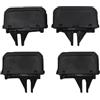 UAGFDFF Bocchetta Aria Condizionata 1/2/4/6 pezzi griglia uscita aria CA con linguetta scorrevole clip finitura per VW per Tiguan 2 AD per MK2 2018-2022 5NN819728(4PCS-Front)