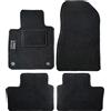 Auto Accessori Lupex | Set 4 pezzi Tappetini auto Compatibili con Juke Seconda Serie (dal 2019 in poi) con 2 Clip di Fissaggio | Tappeti Sagomati in Moquette con Ricamo Lato Guida | Fondo Antiscivolo