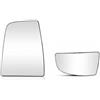 LVGVZTTGKM Retrovisore Riscaldabile Per Ford Transit 150 250 350 HD 2015-2022 Vetro Specchietto Retrovisore Riscaldato(Left)
