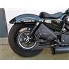 ORLETANOS Medusa Black Destro Nero Sporty Tasca Laterale Sinistra Tasca Laterale Lato Destro compatibile con Harley Davidson Sportster XL Ferro Quaranta Eigt