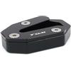 NMJLQW Ingrandisci il treppiede Supporto Pedana Allargato CNC Per Moto Supporto Estensione Per Y&amaha TDM900 TDM 900 2002-2010 TDM900A 2005-2010