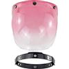 Yusat Visiera per Casco Moto Visiera per Casco Aperto Visiera per Casco Moto Visiera a Bolla Scudo a Bolla Accessori per Caschi da Moto (Rosa)