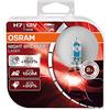 JURMANN Osram H7 55 W 12 V PX26d Night Breaker Laser + 150% Next Generation 64210NL-HCB luce bianca bianca di ricambio fari alogeni per auto, omologati