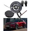 D'ANGELO 1988 Kit Ruotino di Scorta 17 compatibile con Lexus LBX con Cric, Chiave, Guanti e Sacca