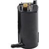 iSpchen Pompa lavavetri 12V Pompa acqua universale per pulizia vetri Motore spray per la pulizia dei vetri di auto, furgoni, autobus, camion, nero
