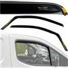 CHROMEMASTER HEKO - Compatibile con Mercedes Vito Viano W639 2003-2014 Deflettori per Vetri Laterali; Anteriori; Due pezzi; Deflettori d'Aria Antipioggia, Antiturbo, Oscurati, Aerodinamici; Montaggio Rapido