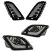 UFITIDU Moto Faro Assemblea Per Vespa GTS300 GTS250 GTS150 GTS 300 GTS 250 Accessori Moto LED Anteriore Dopo Indicatore Direzione Luce Segnale Luce Faro Anteriore Moto(1 set)
