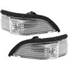 XVGUOYAN Freccia Specchietto LED Per Toyota Per Yaris 2011-2019 Indicatore Luminoso Specchietto Retrovisore Laterale Indicatore Di Direzione Senza Lampadina Indicatore Di Direzione(1 pair)