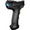 Shkalacar Compressore d'Aria per Auto Senza Fili da 120 W Gonfiatore per Pneumatici Ricaricabile USB Portatile Display Digitale Manometro per Pompa Gonfiabile Accessori per Auto