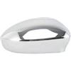 CG94 - Coppia Calotte Cromate Cover Esterne Specchio Lucido Compatibile per Auto 500X