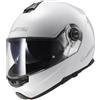 LS2, casco modulare per moto, Strobe, bianco, S