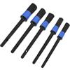 Mikinona Set da 5 Spazzole la Pulizia Auto per Interni, Cerchi e Bocchette D'Aria, Kit Versatile per Dettagli e Rimozione Sporco, Leggero e Portatile per Cura Auto Professionale