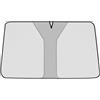 MLLAS Parasole Auto Parabrezza per Mini Aceman, Pieghevole Parasole, Protezione Solare, Protezione UV Accessori per Auto,Silver-140 * 70cm