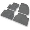 Mossa Premium tappetini auto in velluto compatibili con Ford C-Max II (2010-2019) - tappeti auto - grigio