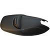 Moto Discovery Coprisella compatibile con Yamaha T-Max 500 2001-2007 nero con cuciture grigie e logo grigio