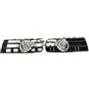 SILHUP Fendinebbia Auto Faro Fendinebbia Per Per Golf 4 MK4 GTi TDI 1997-2006 DRL Lampada Fendinebbia Racing Grill Indicatore Di Direzione Auto Fendinebbia(LED Fog)