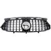 XOJWGWAI Griglia paraurti anteriore Panamericana stile GTR compatibile con Mercedes GLA Classe H247 GLA250 GLA200 AMG Line 2020-2024(Black2)