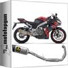 MOTOTOPGUN scarico completo omologato catalizzato basso arrow pista in titanio con coppa in carbonio compatibile con aprilia rs 457 2024 mototopgun 71068pt