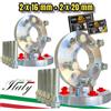 IGP IL GOMMISTA PROFESSIONISTA IGP Kit 4 Distanziali Ruote vari spessori Compatibili Con Bmw Serie 1 2 3 5 6 7 X3 X4 pcd 5x120 mozzo 72,6 + Bulloni M14 x 1,25 Ok Auto Cerchi In Lega (2 x 16 mm + 2 x 20 mm)