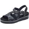 IGI&Co 5671200 Nero Sandali per Donna in Pelle con Zeppa Bassa con fibietta (Taglia 39)