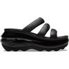 Crocs Sandalo MEGA CRUSH TRIBLE STRAP 209842 realizzato con una resistente resina CROSLITE; tacco di 8 cm, colore nero; suola in resina CROSLITE.
