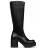 Windsor Smith Stivali Classici con Tacco a Zeppa Alto Fino al Ginocchio da Donna Windsorsmith