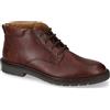 Valleverde 17821 Scarponcini Casual Uomo Pelle Cuoio Tacco Grosso 3Cm Suola Gomma Gambale Caviglia