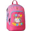 LEGO® Unicorno Zaino Scuola Round 28L - Rosa