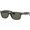 Ray-Ban Occhiali da Sole NEW WAYFARER RB 2132 Black/G- Classic Green 52/18/145 unisex