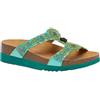 Dr. Scholl's Scholl, Infradito da donna con tomaia in tessuto, Verde, 41 EU