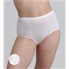 PLAYTEX Pacco da 2 slip vita alta neri Cotone Bio BIANCO