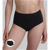 PLAYTEX Pacco da 2 slip vita alta neri Cotone Bio NERO