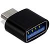 Inter-Tech 88885461 cavo USB Type C USB Type A Nero - Adattatore per cavo USB Type C, USB Type A, Male connector/Female connector, nero