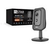 INSTAR IN-8401 2K+ Nero - LAN/WiFi telecamera di sorveglianza con IA (AI) - Telecamera IP - WPA3-2,4 e 5Ghz WiFi - PIR - Audio - Visione notturna - LED invisibili 940nm - HomeKit HKSV - MQTT