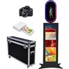 NEWESGOGO Photo Booth LCD Magic Mirror da 13,3 pollici, touch screen, mini PC, con condivisione per feste di nozze (nero, macchina+macchina fotografica+mini stampante)