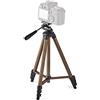 TronicXL 360° Tripod 21 Treppiede per fotocamera DSLR in alluminio 130 cm per treppiede di ricambio compatibile con BenQ DC GH600 DC GH650 DC GH700 DC GH800 25 X600 C520 G1 GH650 26 accessori C640