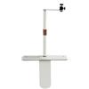 Tomvorks Stand per Proiettore Rotabile a 360 Gradi per le Riunioni di Lavoro degli Uffici Domestici (Bianco)