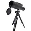 Aangeebone Cannocchiale telescopico 12-36x60 Spotting Scope Birdwatching Cannocchiale Telescope, adatto per alpinismo, campeggio, viaggi, escursioni, avventure all'aria aperta (nero)