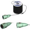 BJdfgE Telecamera subacquea for la pesca con fishfinder da 15M/30M 1000TVL 6 pezzi for visione notturna a LED bianchi 1W for(F008G 30M Cable)