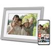 SMTYXS Cornice Digitale Da 10,1 Pollici, 16 GB, Touch Screen, Regalo Di Compleanno E Natale For Amici Familiari Un'Esperienza Visiva Squisita(Frame with 64GB)