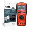 dipos I 2x Pellicola Protettiva opaco compatibile con Benning MM 12 Messgerät Protezione Vetro Flessibile 9H